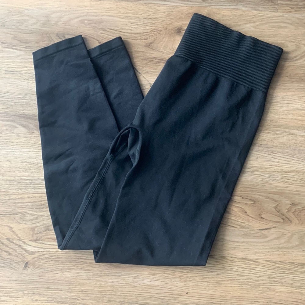 PINK leggings- medium- black